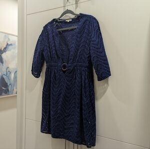 Shoshanna navy swim cover up